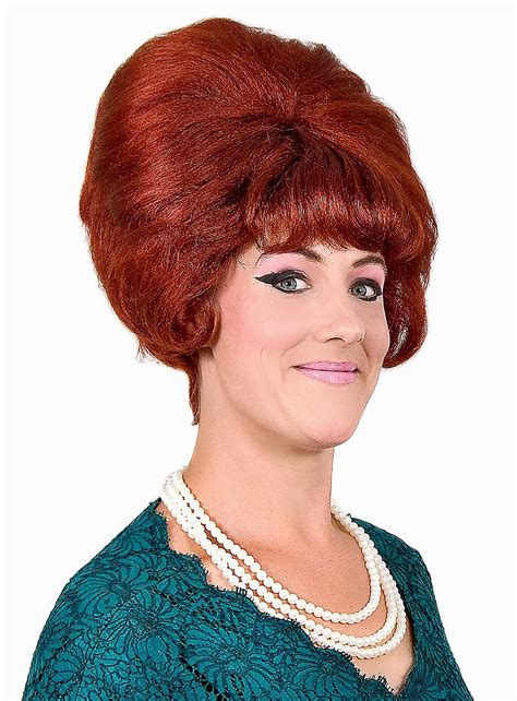 beehive wig red